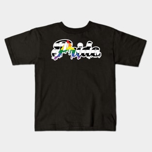 Straight Ally Pride Drip Kids T-Shirt